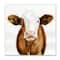 Stupell Industries Holstein Country Cow Minimal Cattle Portrait, 12" x 12"